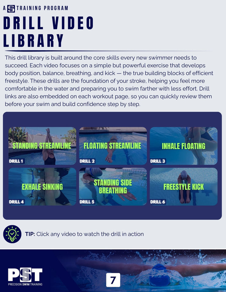 6 Week Swim Your First Mile Training Program